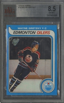 1979/80 Topps #18 Wayne Gretzky Rookie Card – BGS NM-MT+ 8.5